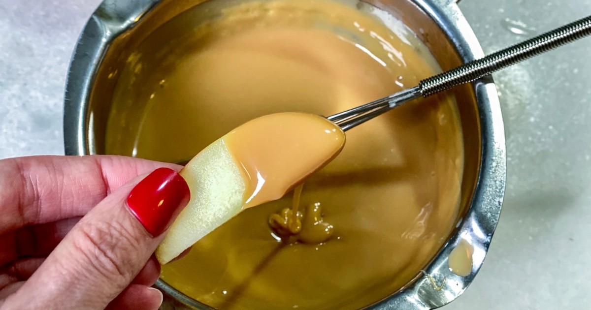 Easy Caramel Sauce & Dip (Only One Ingredient!) | Hip2Save Recipe