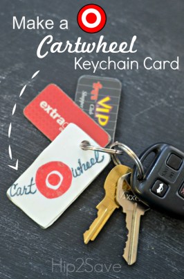 Make a Target Cartwheel Keychain Card Hip2Save