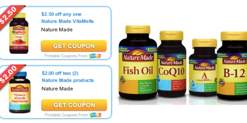 2 High Value Nature Made Coupons (+ CVS Scenario)