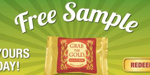 FREE Grab The Gold Gluten-Free Snack Bar Sample