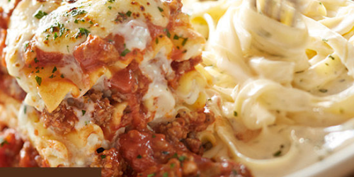 Olive Garden: 20% Off Signature Classics (+ Buy 1 Entree, Take 1 Home FREE + 1-Night Redbox Code)