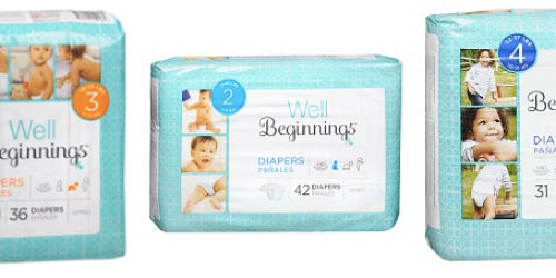 Walgreens: Well Beginnings Jumbo Pack Diapers Only $4 Each (Starting 9/14 – Print Coupons Now!)