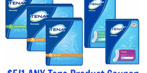 *HOT* $5/1 Tena Product Coupon (Coming 9/7!) = Better Than FREE Pads at CVS, Target & Walmart