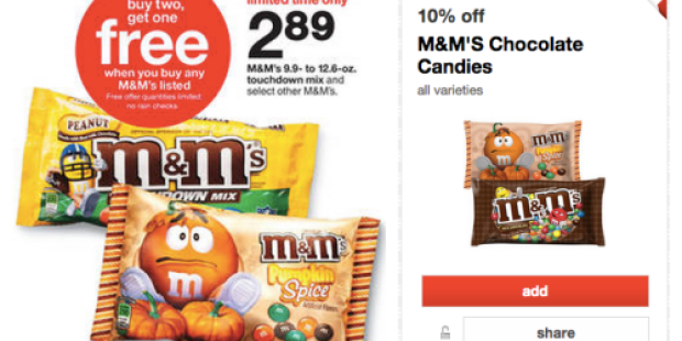 Target: M&Ms Only 93¢ per Bag