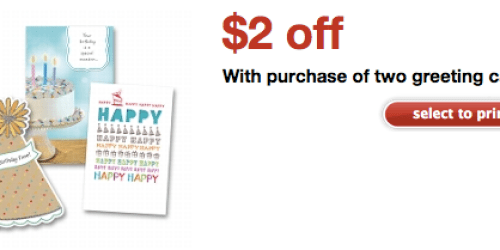 Target: $2/2 Greeting Cards Store Coupon = Free Cards