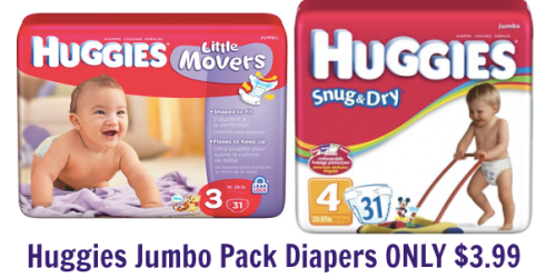 Rite Aid: Huggies Jumbo Pack Diapers Only $3.99 (Starting 9/14 – Print Coupons Now!)