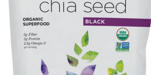 Amazon: Nutiva Organic Chia Seeds 32oz Only $9.49 Shipped (Use in Yogurt, Smoothies, Salads, + More)