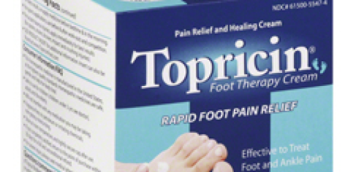 FREE Jar of Topricin Foot Therapy Cream by Mail ($24.95 Value) w/ Purchase of a Jar at Walgreens or CVS