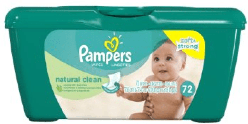 Amazon Mom Members: 8 Pampers Natural Clean Wipes 72-Count Tubs Only $1.33 Each Shipped