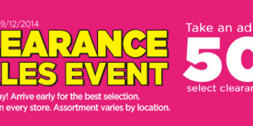 Dollar General: 50% Off Select Clearance Sales Event (Valid In-Stores and Online)