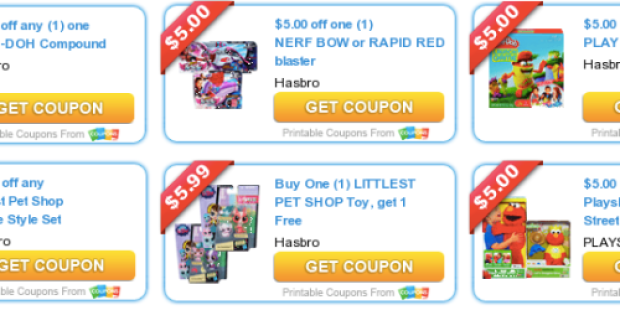 Six High Value Toy Coupons (= Littlest Pet Shop Pawsabilities Only $1.75 at Target!)