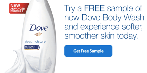 FREE Dove Body Wash Sample