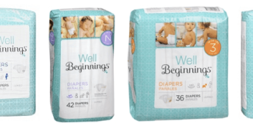 New $1.50/1 Well Beginnings Diapers Coupon = Only $4.75 Per Pack at Walgreens