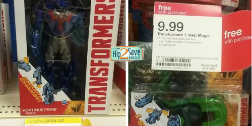 Target: Transformers Age of Extinction Flip Change AND 1-Step Magic Toy Only $14.99