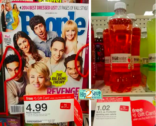 Target: *HOT* Better than FREE People Magazine & Fruitwater (After Gift Card)