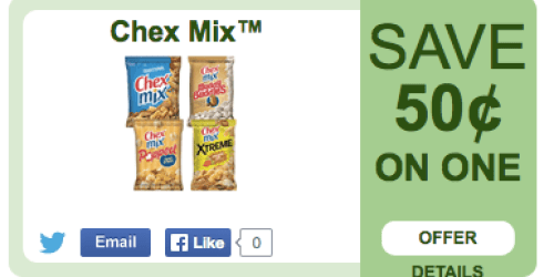 Higher Value $0.50/1 Chex Mix, Muddy Buddies, Popped or Extreme Coupon (+ Walgreens Deals)