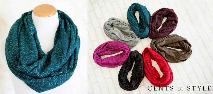 Cents of Style: Metallic Infinity Scarf $8.95 Shipped - Regularly $24. ...