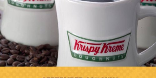 Krispy Kreme Doughnut Shops: FREE Cup of Brewed Coffee on September 29th (No Purchase Required)