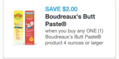 High Value $2/1 Boudreaux’s Butt Paste Coupon (Reset!) = Only $2.99 at Walgreens
