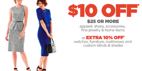 JCPenney: $10 Off $25 In-Store Purchase Coupon (Thru 9/28)