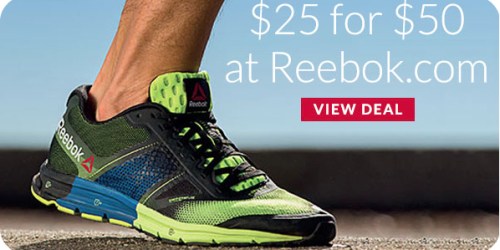 Groupon: *HOT* $50 Voucher to Reebok.com Only $25