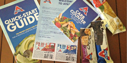 Request a FREE Atkins Quick-Start Kit = 3 FREE Atkins Bars, Coupons + More (Still Available)
