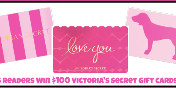 Giveaway: 5 Readers Each Win $100 Victoria’s Secret Gift Card from ShopAtHome.com