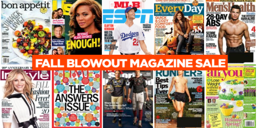 DiscountMags: Fall Blowout Magazine Sale (Thru 9/28)