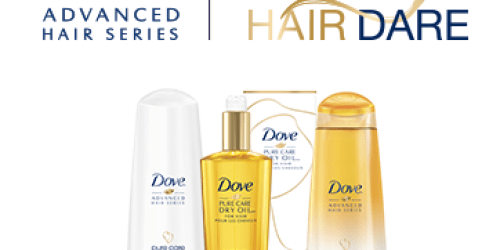 Free Dove Pure Care Dry Oil Sample