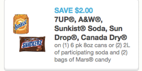 Rare $2 Off Soda and Mars Candy Printable Coupon + Upcoming Walgreens Scenario (Starting 10/5)