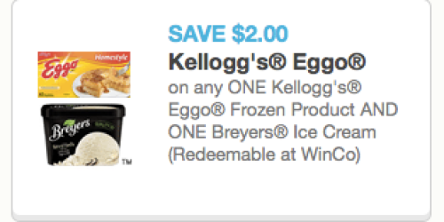 Rare $2 Off Kellogg’s Eggo’s AND Breyer’s Ice Cream Coupon (+ Nice Target Deal Idea!)