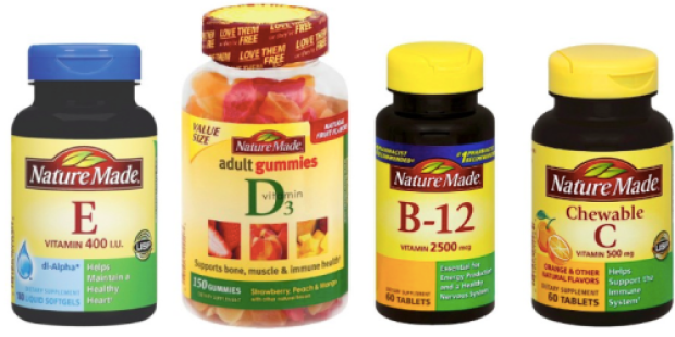 Rite Aid: Buy 1 Get 1 Free Nature Made Vitamins Plus $10 +Up Reward when you buy $30 = Nice Deals