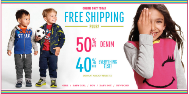 The Children’s Place: FREE Shipping (Today Only) + 40-50% off Sitewide & Extra 20% Off = Sweet Deals on PJ’s & More