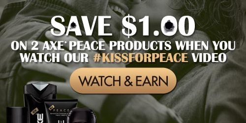 AXE Peace Movement: Free Samples + More at Select Walgreens on 9/21 (+ Watch Video Now & Print Coupon)