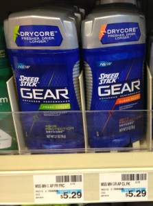 Gear antiperspirantdeodorant