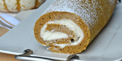 Pumpkin Roll with Cream Cheese Frosting Recipe