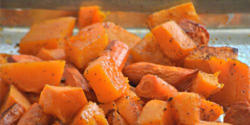 Maple Roasted Butternut Squash & Carrots