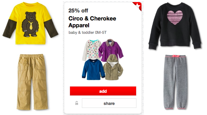 target baby clothes coupon