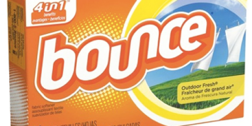 Target: 3 FREE Boxes of Bounce Dryer Sheets (Or Pay $0.49 Per Box at Walmart)