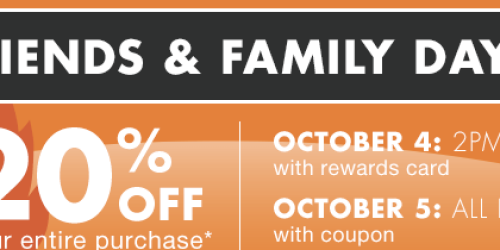 Big Lots: 20% Off ENTIRE Purchase Today for Buzz Club Members (or Tomorrow for Everyone)