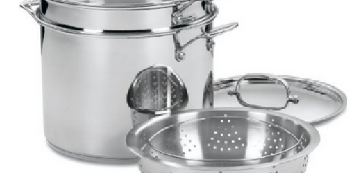 Amazon: Highly Rated Cuisinart Chef’s Classic Stainless 4-Piece 12-Quart Pasta/Steamer Set Only $52.99 (Regularly $150!)