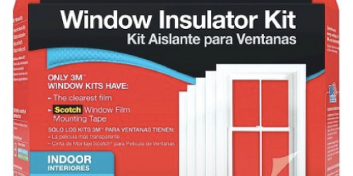 Target.com: 3M Indoor Five Window Insulator Kit As Low As $10.99 (+ Buy 3 Get 1 Free)