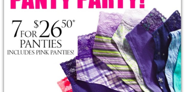 Victoria’s Secret: 7 Cotton Panties for $26.50 Starting Tomorrow In-Stores (Or Shop Online Now)