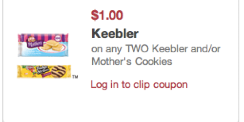Rare $1/2 Keebler or Mother’s Cookies Coupon = Only $1.50 Per Package at Walgreens (Starting 10/12)