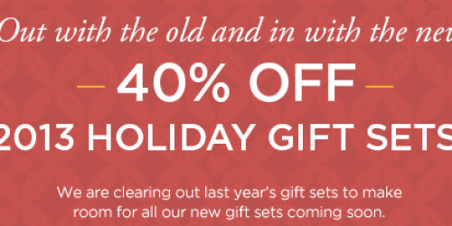 Burt’s Bees: 40% Off Holiday Gift Sets + FREE Ultimate Hand Cream with $20 Purchase