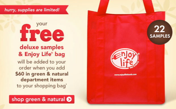 Drugstore.com: FREE Enjoy Life Sample Bag ($55 Value!) with $60 ...