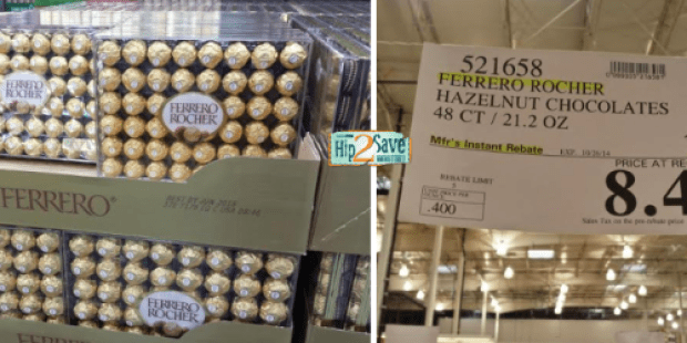 Costco Shoppers: HUGE 48-Count Package of Ferrero Rocher Hazelnut Chocolates ONLY $8.49