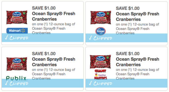 Rare 1/1 Ocean Spray Fresh Cranberries Coupon *RESET* + New Links