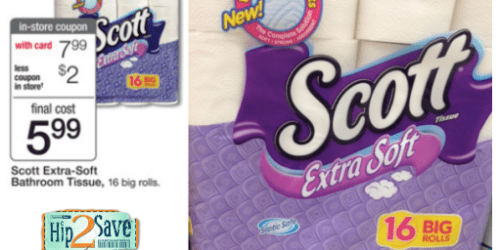 Walgreens: Scott Extra Soft Bathroom Tissue Only 28¢ Per BIG Roll (Starting 10/19)