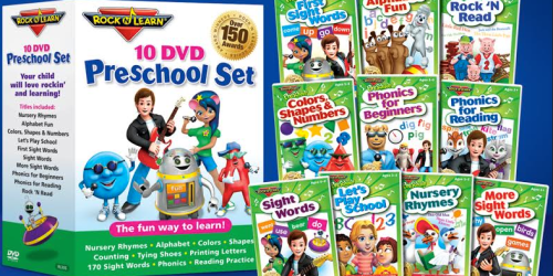 Groupon: Rock ‘n Learn 10 DVD Preschool Set Only $39.99 + FREE Shipping (Reg. $129.95!)